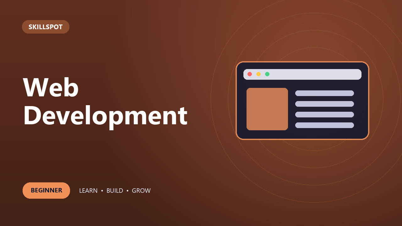 Web Development course cover